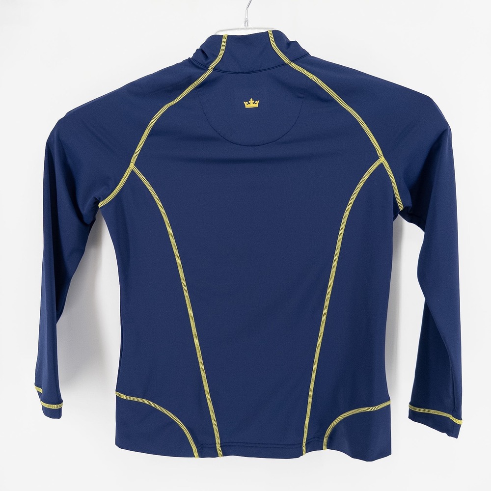 Peter Millar Womens Large 1/4 Zip Pullover Navy Blue 2016 US Open Oakmont 🐿️ - Picture 4 of 7